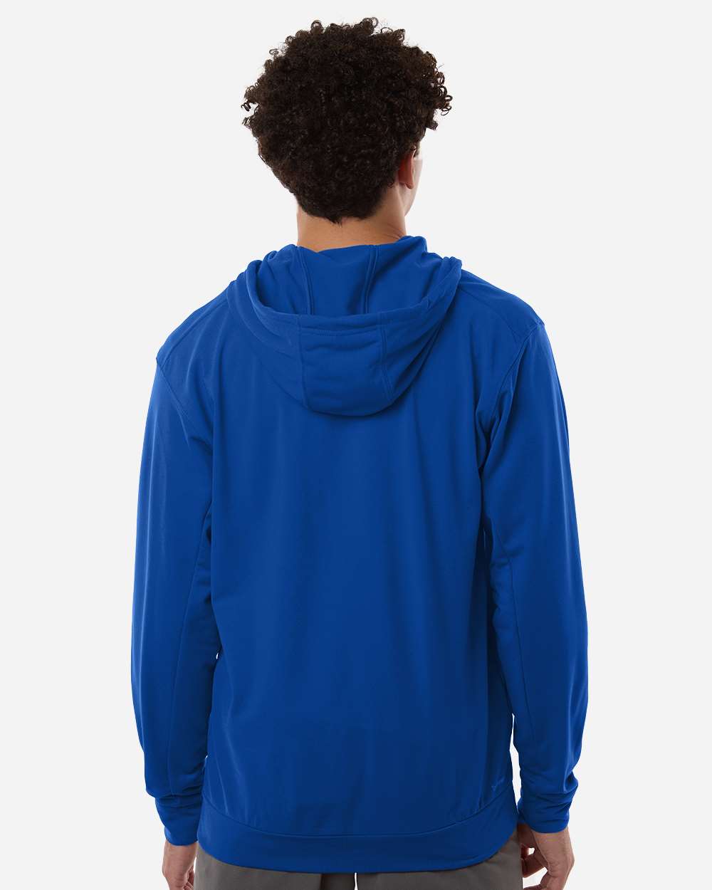 Adidas At208 Men’s Game & Go Fleece Full-zip Hooded Sweatshirt - Team Royal Blue