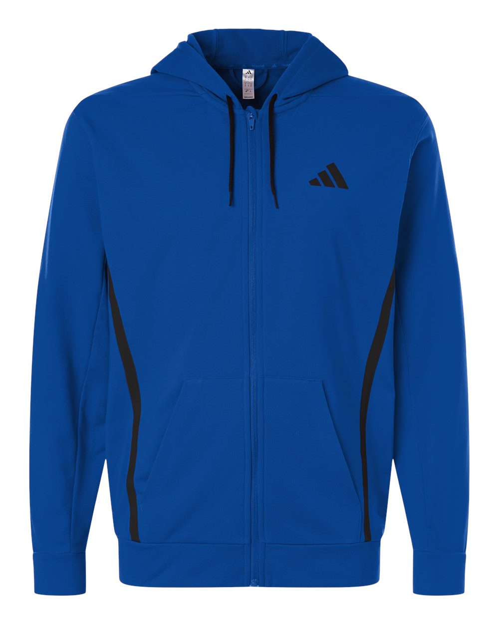 Adidas At208 Men’s Game & Go Fleece Full-zip Hooded Sweatshirt - Team Royal Blue