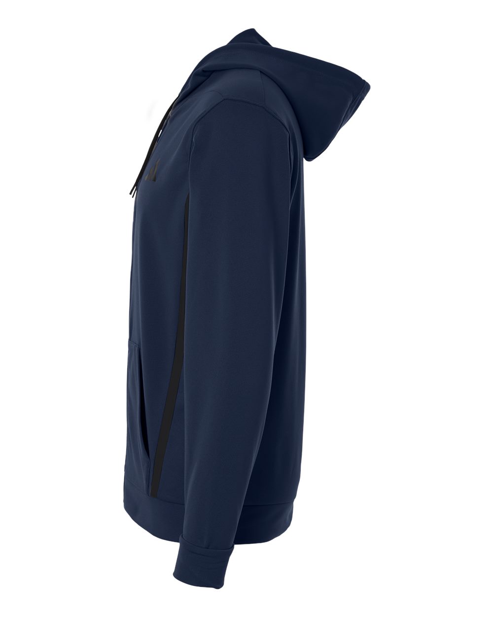 Adidas At208 Men’s Game & Go Fleece Full-zip Hooded Sweatshirt - Team Navy Blue