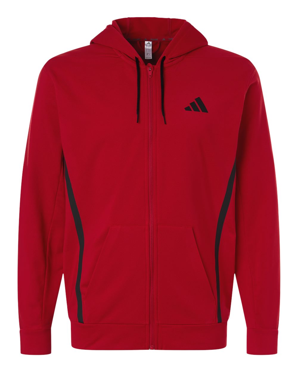 Adidas At208 Men’s Game & Go Fleece Full-zip Hooded Sweatshirt - Team Power Red