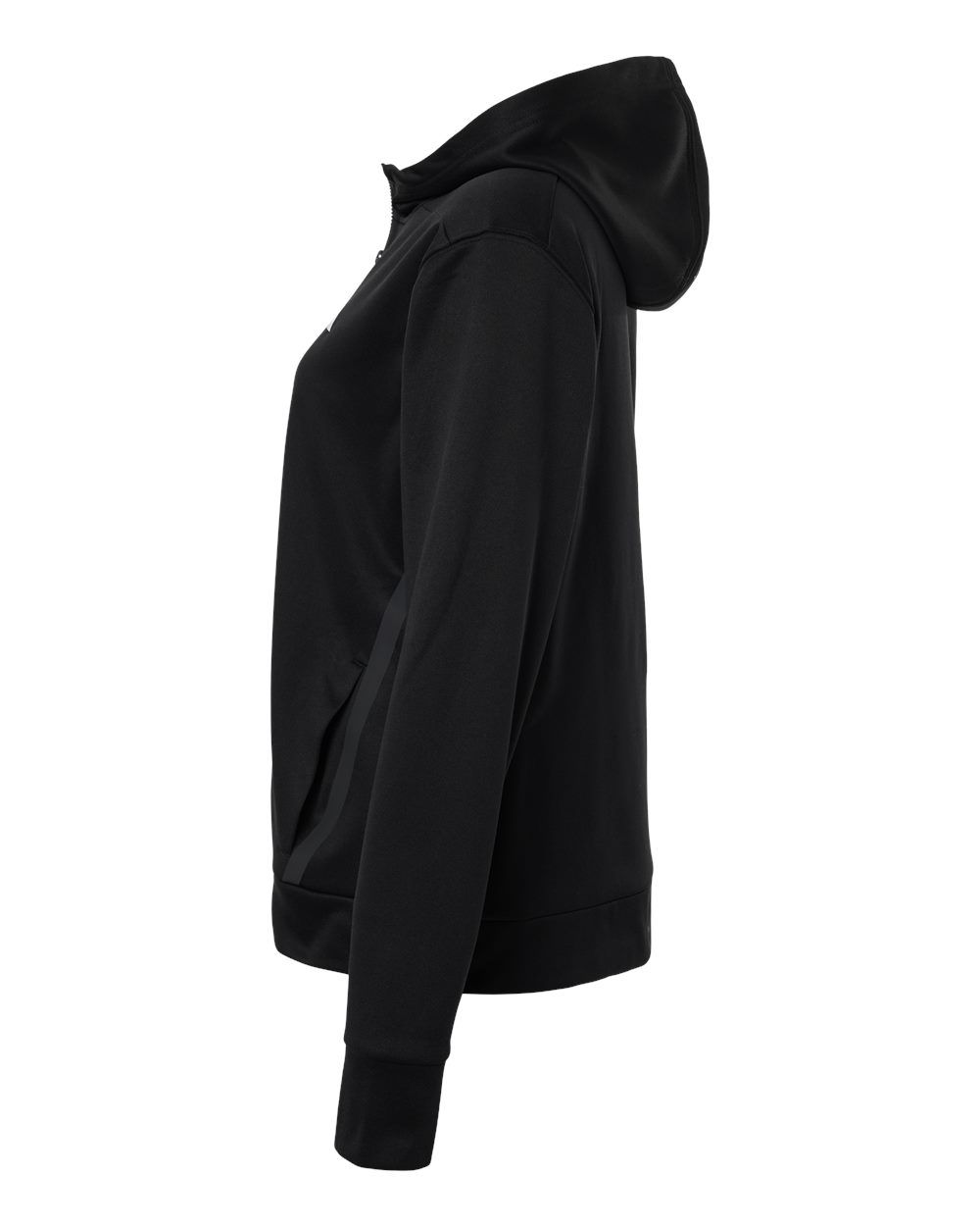 Adidas At209 Women’s Game & Go Fleece Full-zip Hooded Sweatshirt - Black White