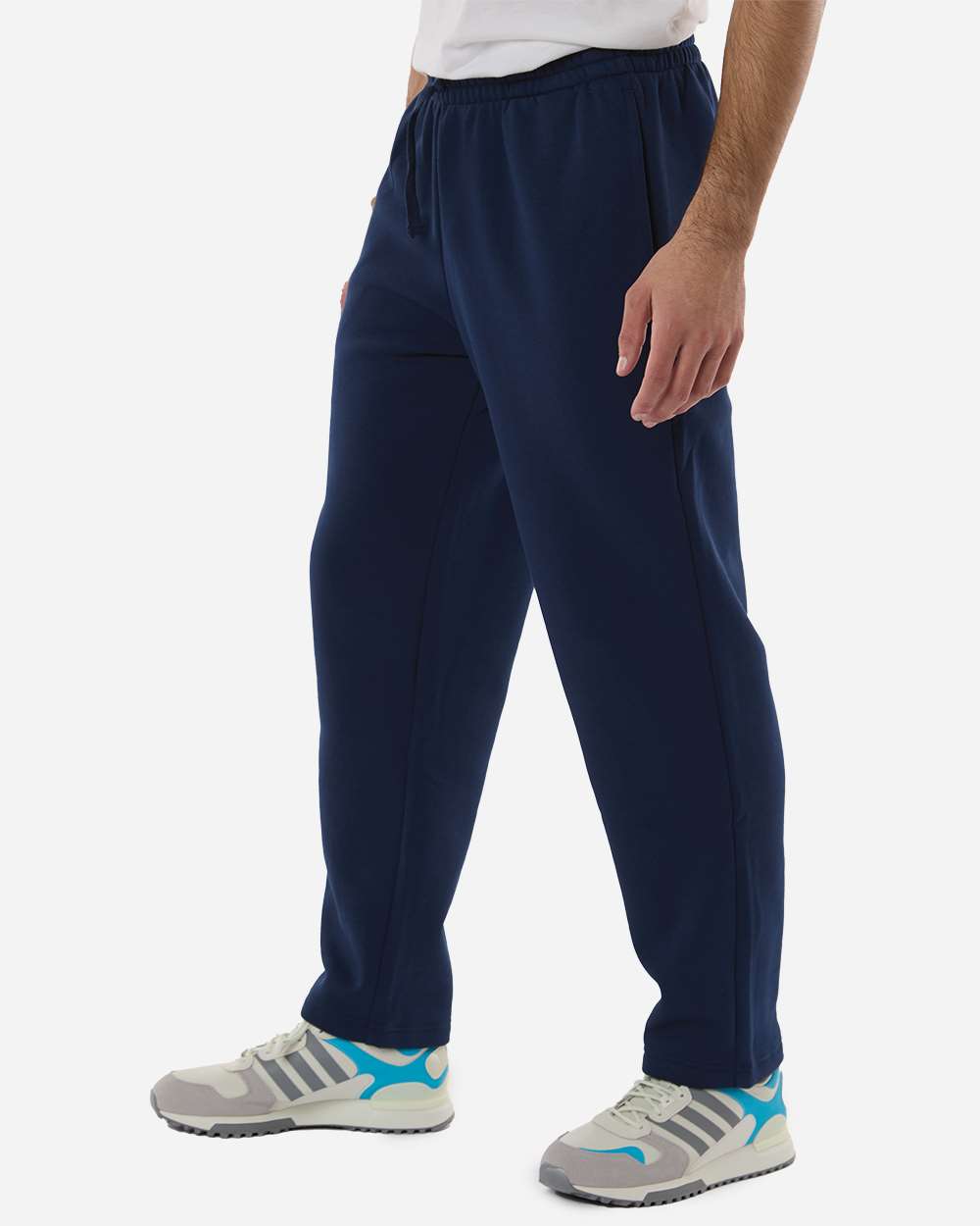 Adidas At215 Men’s Fleece Sweatpants - Team Navy Blue White