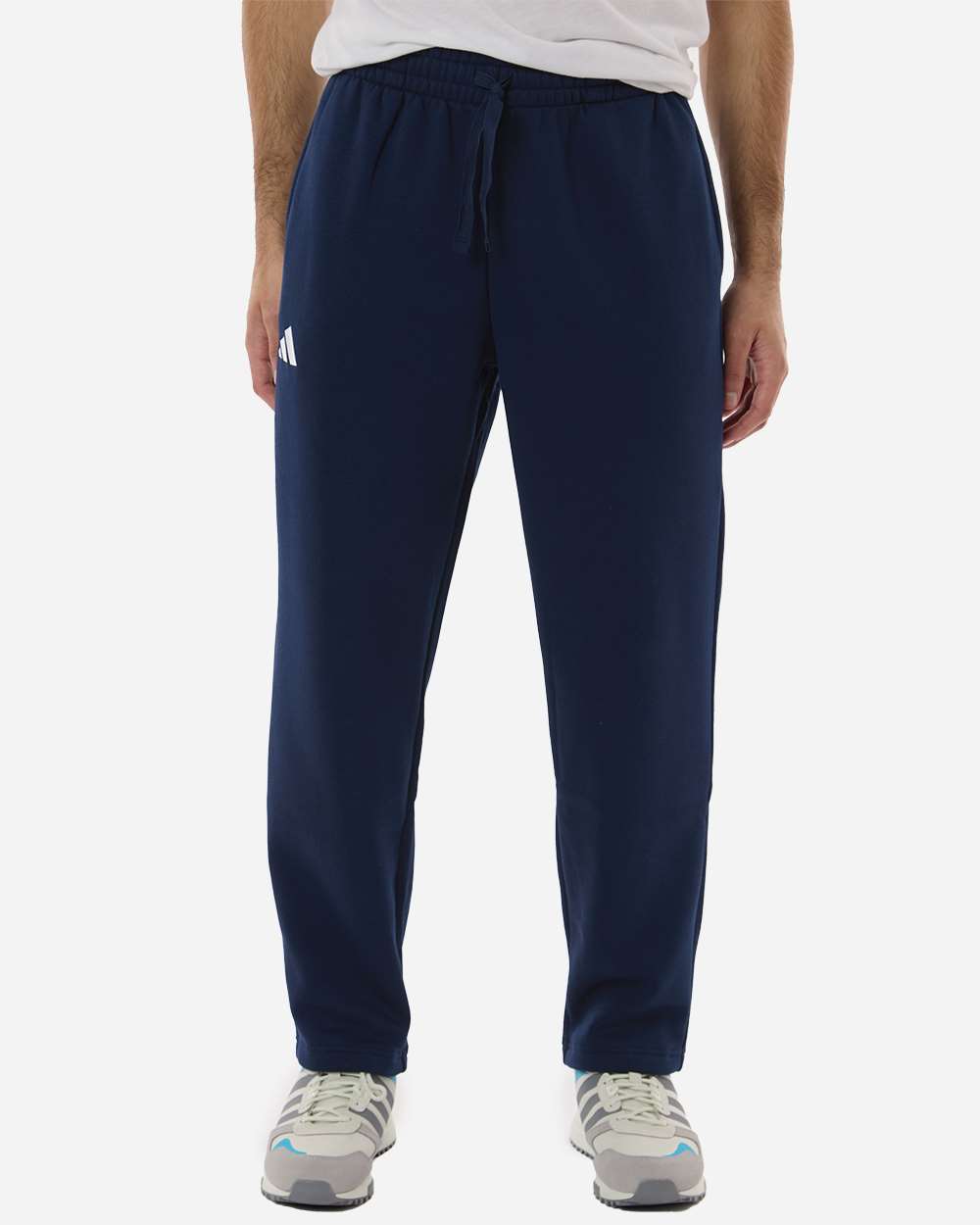 Adidas At215 Men’s Fleece Sweatpants - Team Navy Blue White