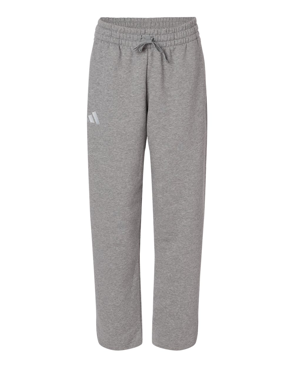 Adidas At216 Women’s Fleece Sweatpants - Medium Grey Heather White