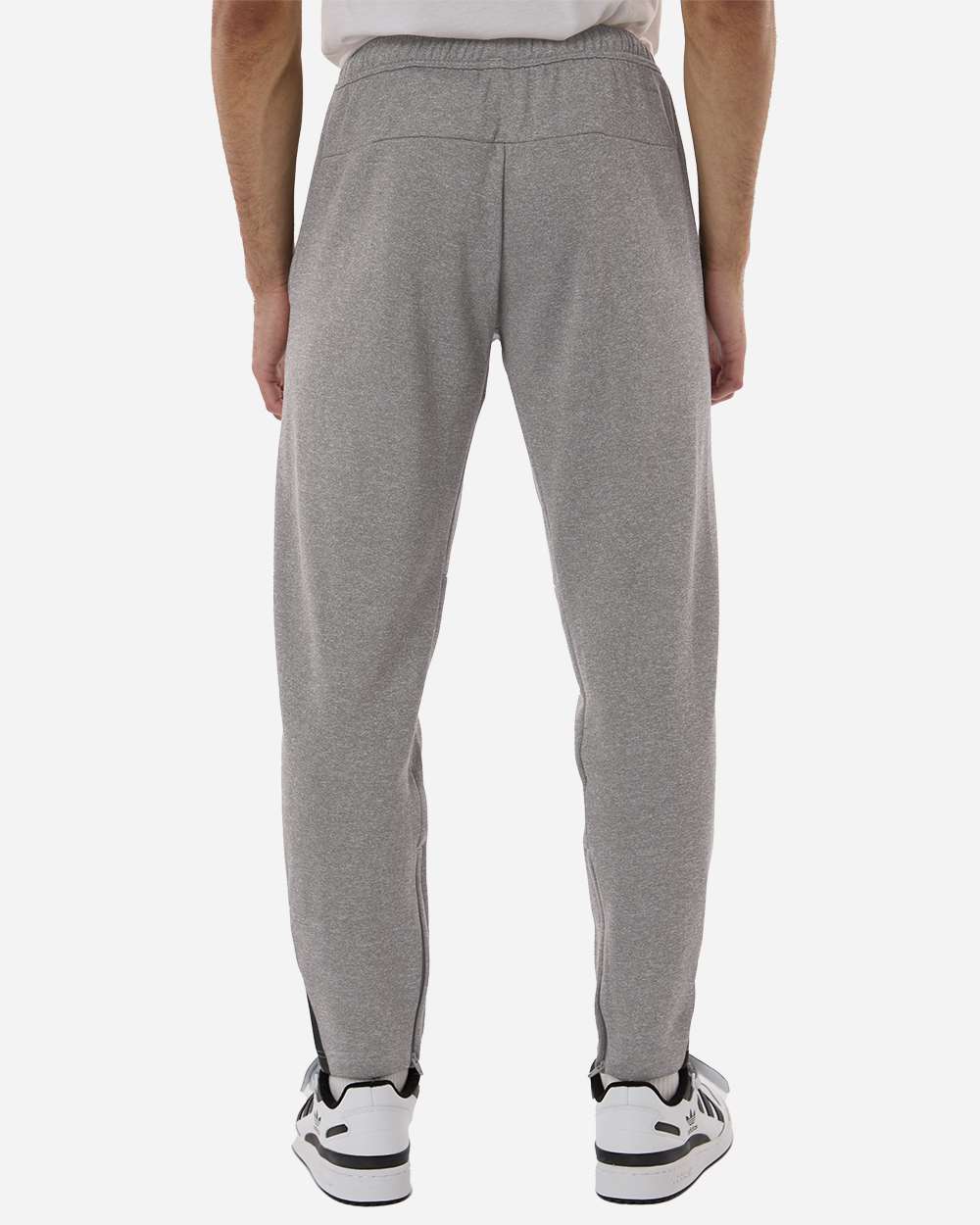 Adidas At218 Men’s Game & Go Fleece 3-bar Sweatpants - Medium Grey Heather