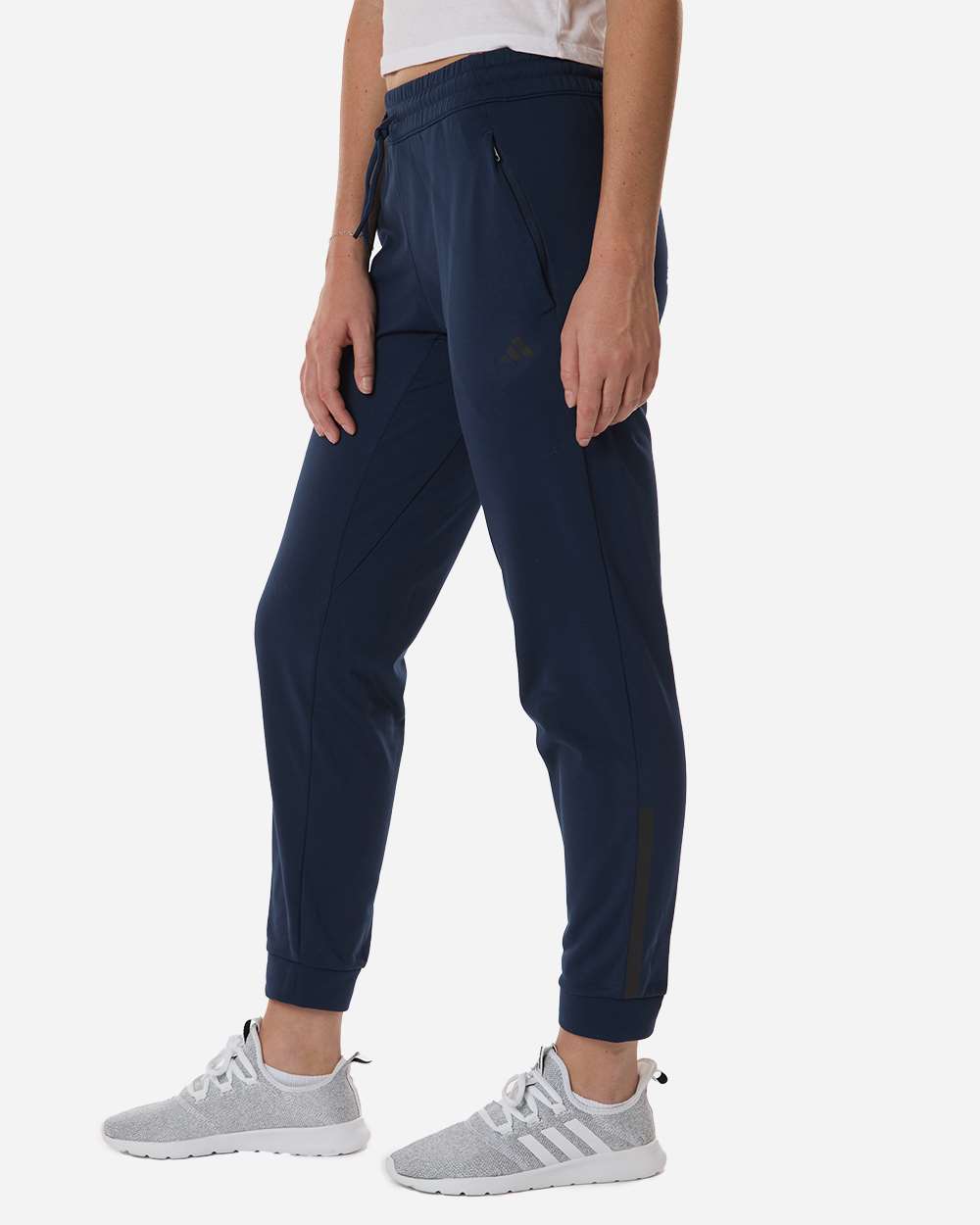 Adidas At219 Women’s Game & Go Fleece Sweatpants - Team Navy Blue