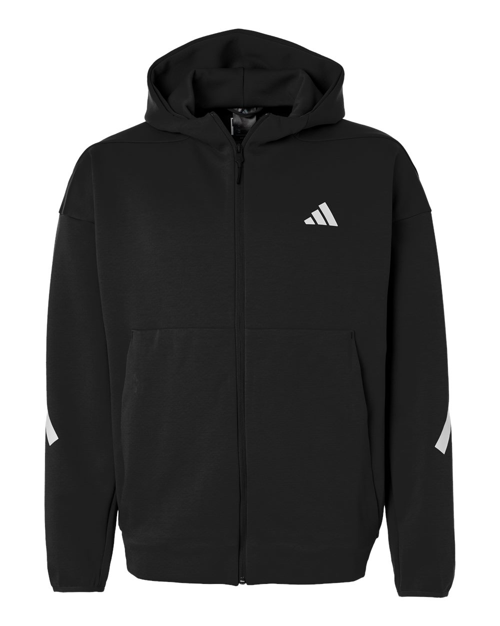 Adidas At220 Men’s Z.n.e Full-zip Hooded Sweatshirt - Black White