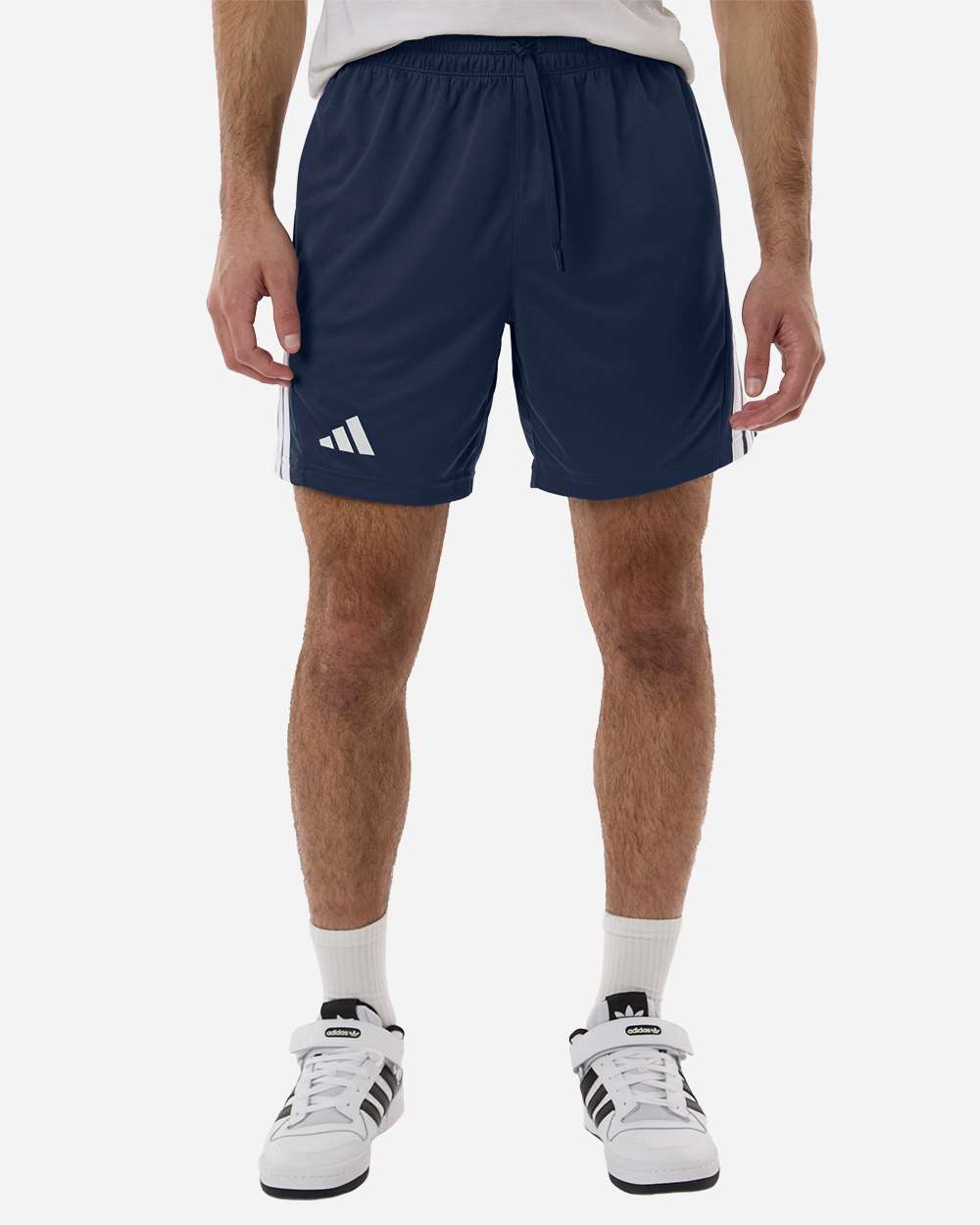Adidas At300 Men’s 3-stripes 7’’ Shorts - Team Navy Blue White