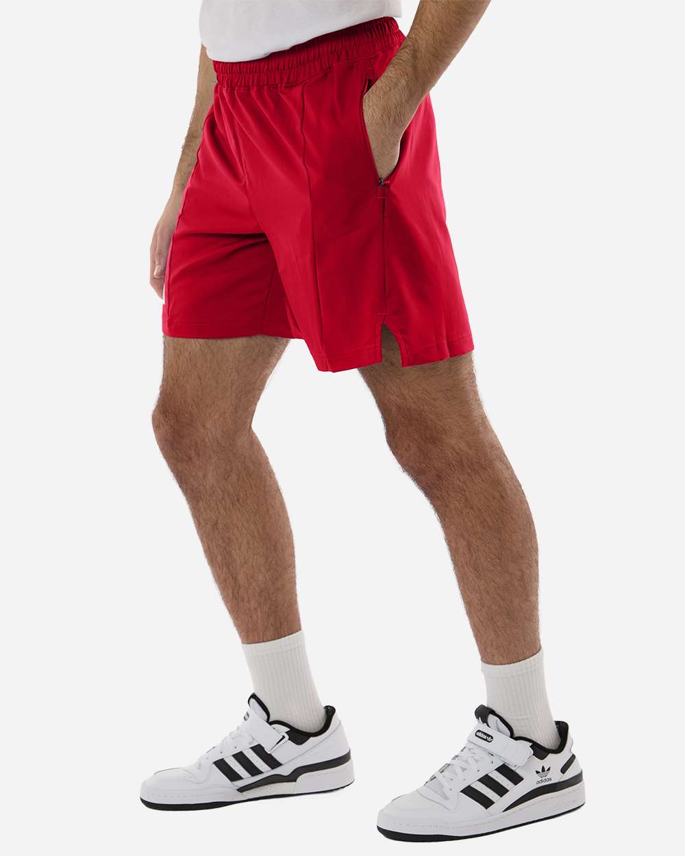Adidas At304 Men’s D4t Woven 7’’ Shorts - Team Power Red White
