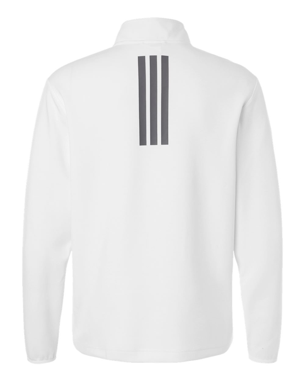 Adidas At400 Men’s 3-stripes Quarter-zip Pullover - White Team Grey Four