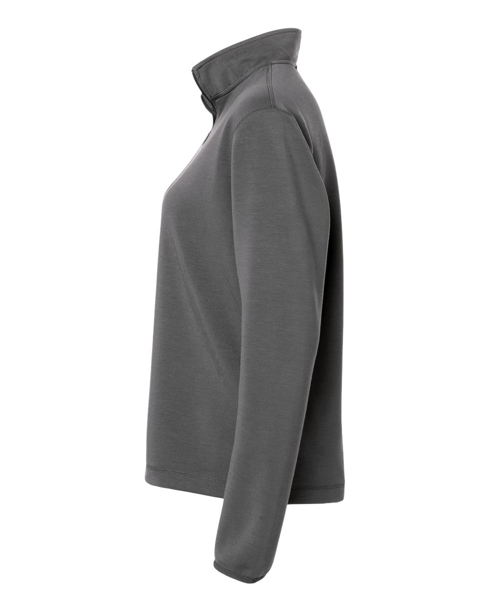Adidas At401 Women’s 3-stripes Quarter-zip Pullover - Team Grey Four White