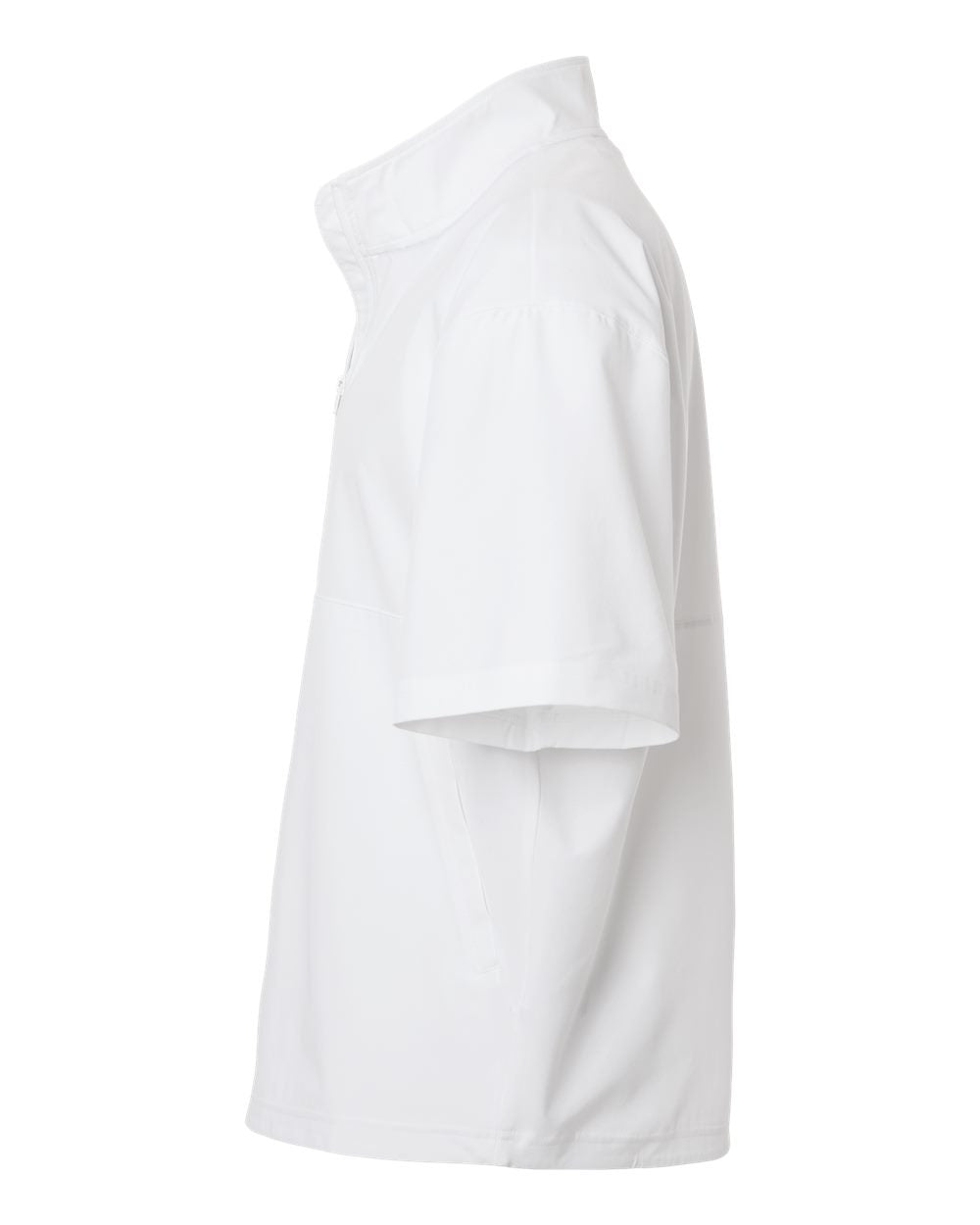 Adidas At505 Men’s Short Sleeve Quarter-zip Pullover - White Team Grey Four