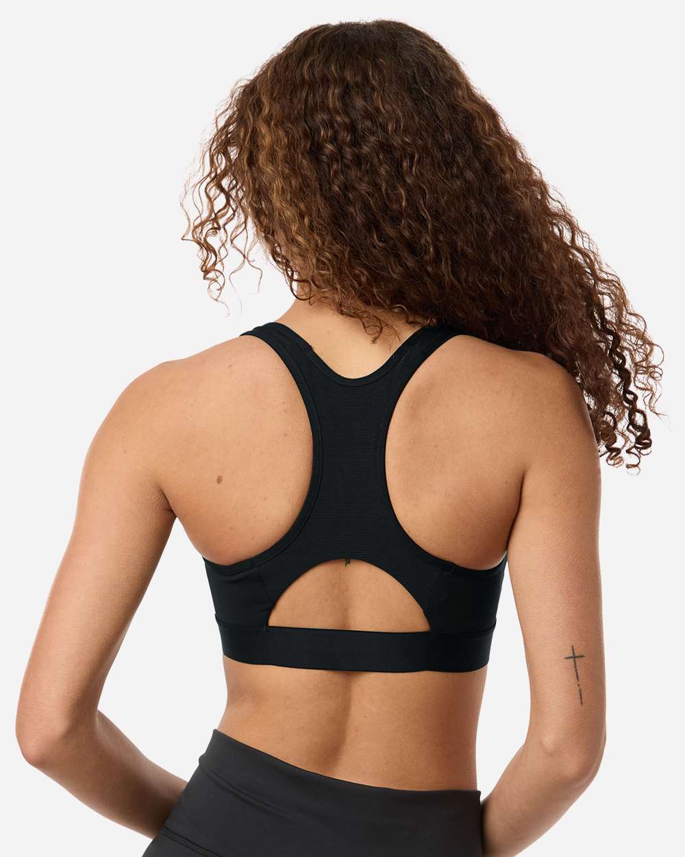 Adidas At750 Women’s Techfit Compression Racerback Sports Bra - Black