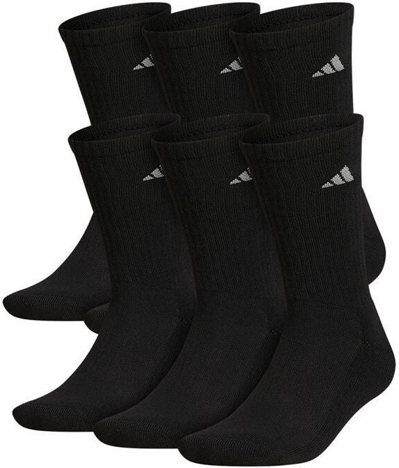 Adidas Athletic Cushioned Crew 6-pack Men’s - Black