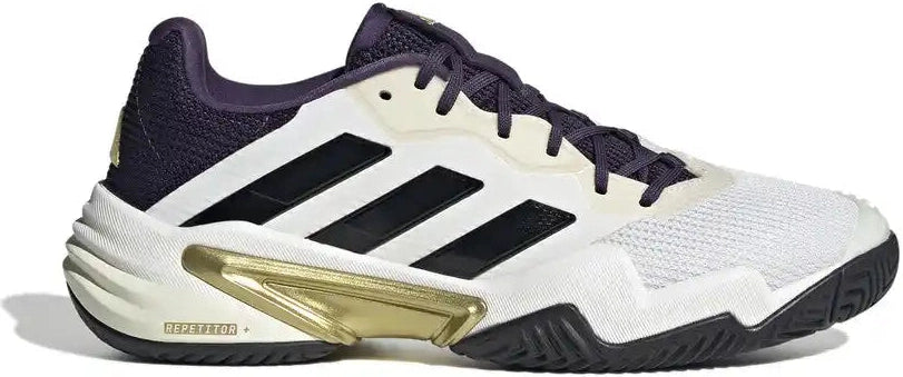 Adidas Barricade 13 Nm Men’s Tennis Shoes - White Black Aurora Purple