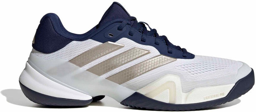 Adidas Barricade 14 Men’s - White Cyber Met Dark Blue