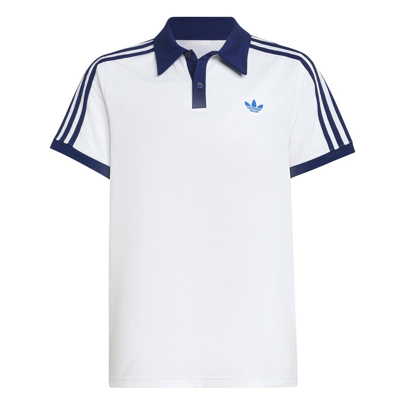 Adidas Boys’ Classics Polo - Wht / Xs