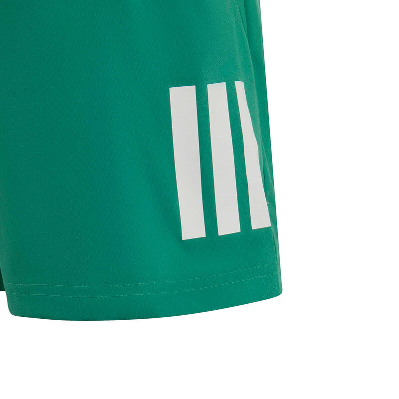 Adidas Boys’ Club 3 Stripes Short (semi Court Green)