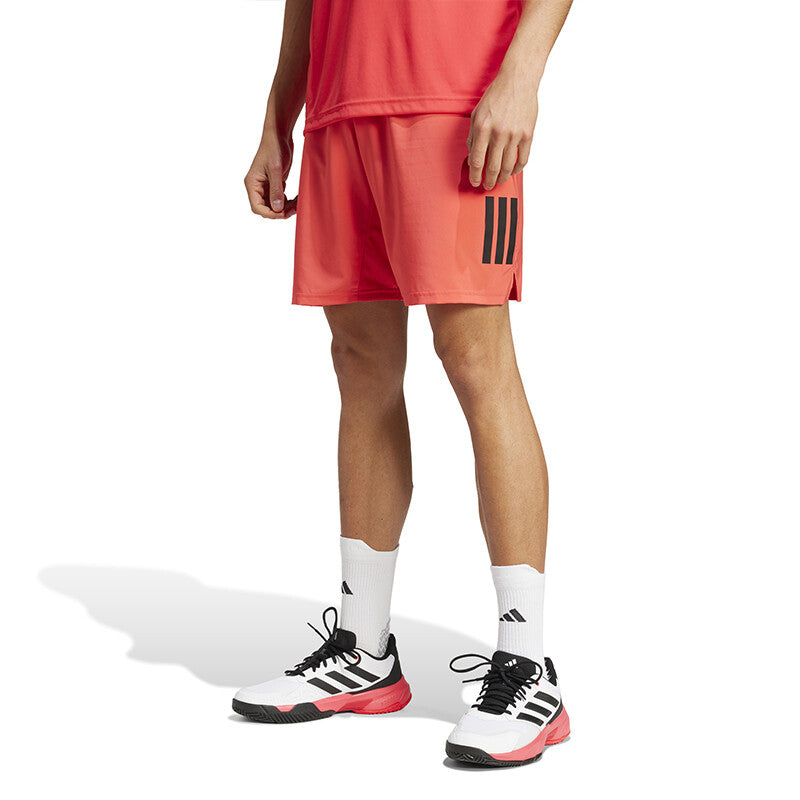 Adidas Club 3 Stripes 7’’ Short - Red / s