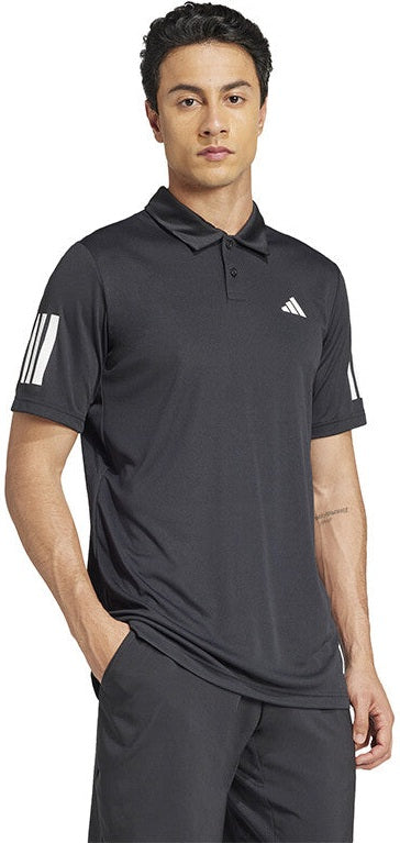 Adidas Club 3 Stripes Polo Men’s - Black