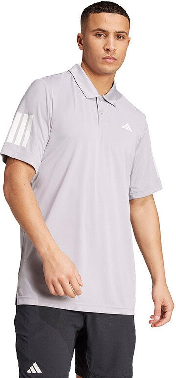 Adidas Club 3 Stripes Polo Men’s - Glory Gray