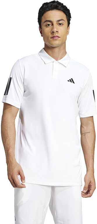 Adidas Club 3 Stripes Polo Men’s - White