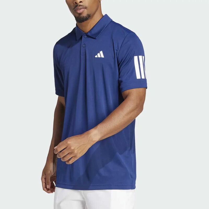 Adidas Club 3 Stripes Polo - Nvy / s