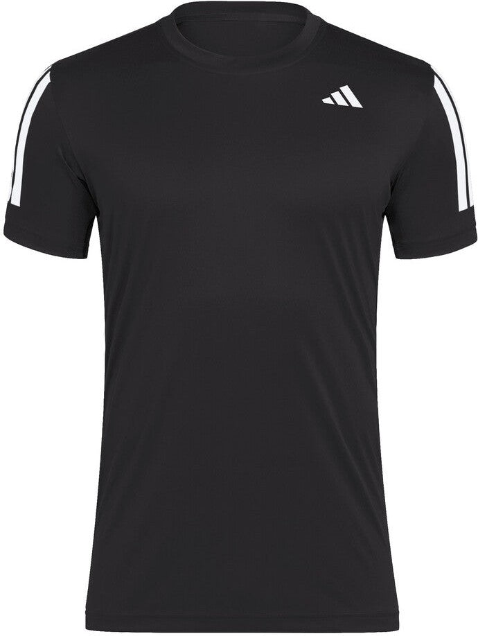 Adidas Club 3 Stripes Tee Men’s - Black