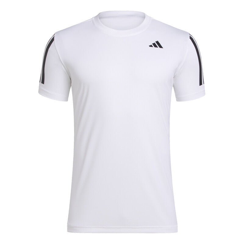 Adidas Club 3 Stripes Tee - Wht / s