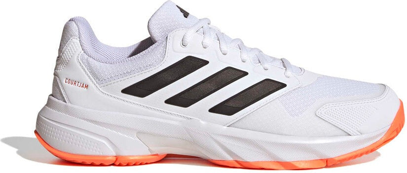 Adidas Courtjam Control 3 Men’s - White Black Lucid Orange
