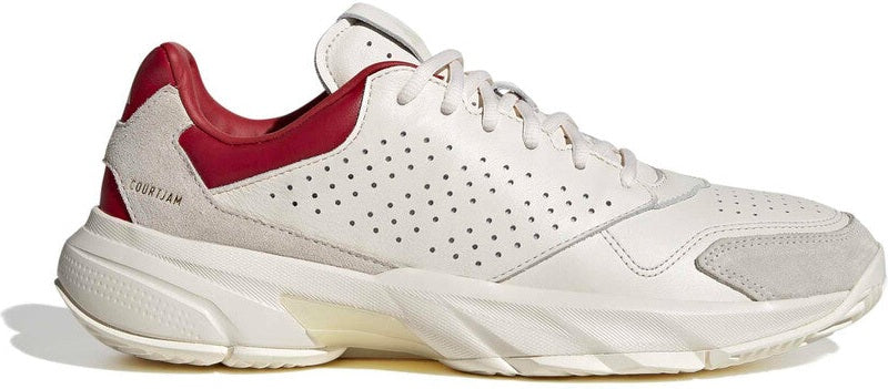 Adidas Courtjam Control 3 Premium Men’s - Chalk White Victory Red