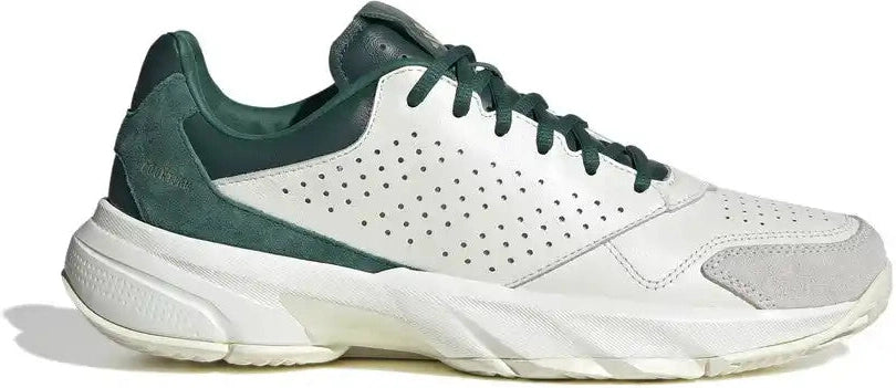 Adidas Courtjam Control 3 Premium Unisex Tennis Shoes - White Collegiate Green