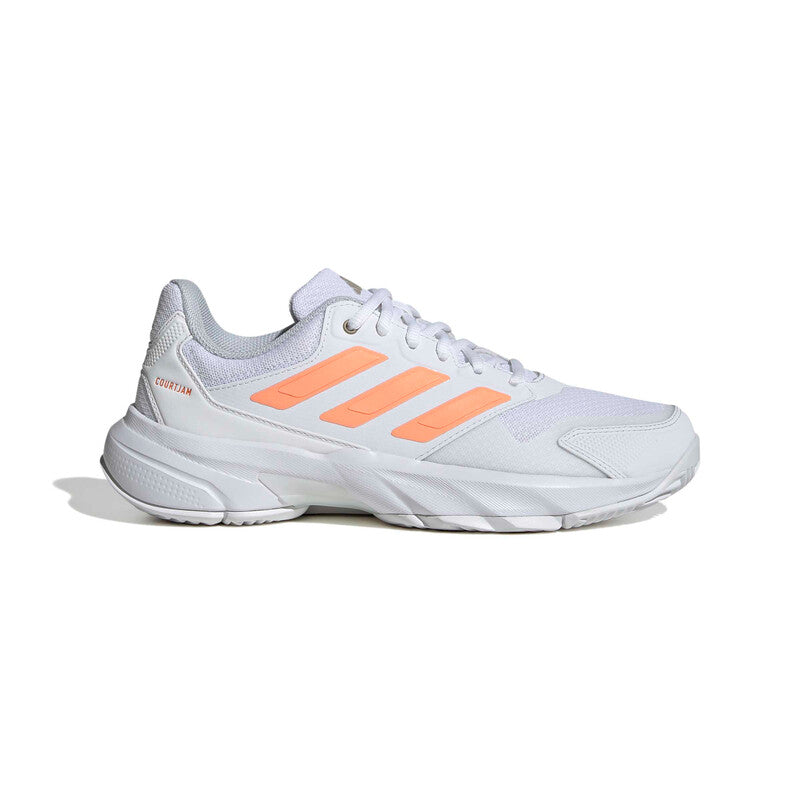 Adidas Courtjam Control 3 (w) (wonder Quartz) - Wh/or / 6
