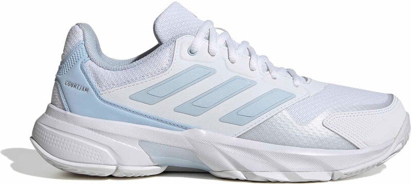 Adidas Courtjam Control 3 -women’s - White Crystal Blue