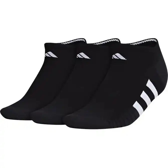 Adidas Cushioned 3.0 3-pack no Show Women’s Socks - White Green - Osfm