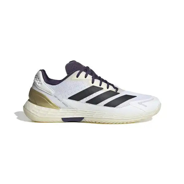 Adidas Defiant Speed 2 Men’s Tennis Shoes - White Black Aurora Purple