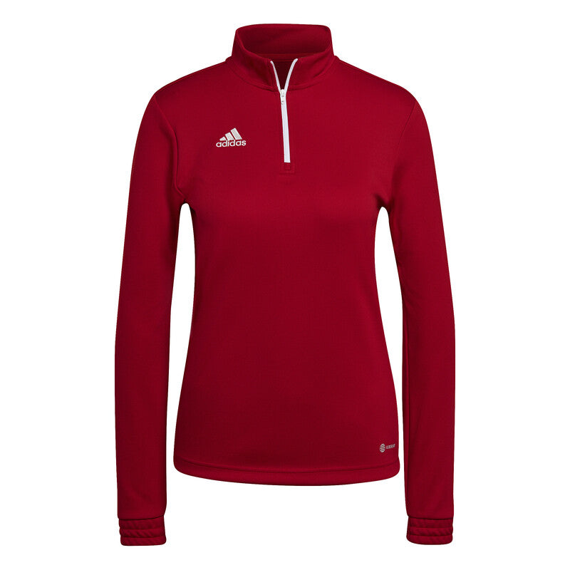 Adidas Entrada 22 1/2 Zip Training Top (w) - Red / Xs
