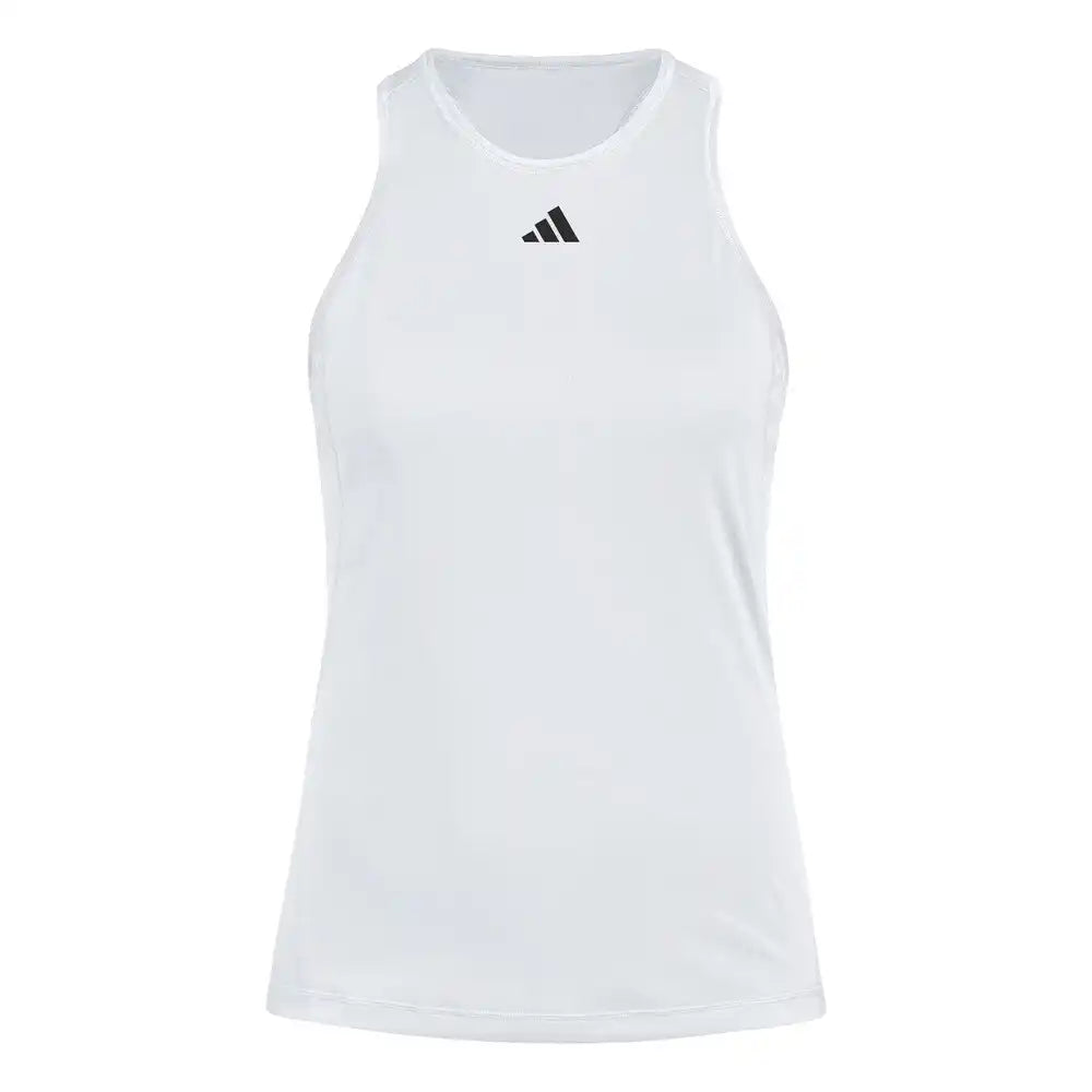 Adidas Girls Club Tank - White