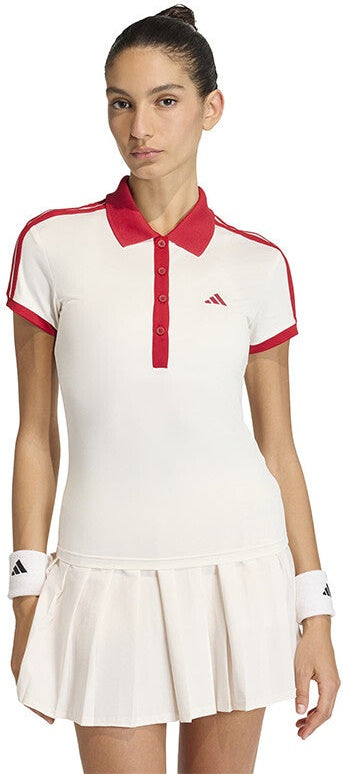 Adidas Heritage Polo Women’s - Chalk White Power Red