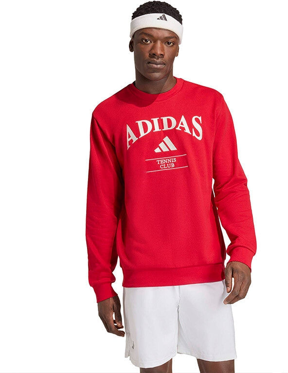 Adidas Heritage Tennis Crewneck Sweatshirt Men’s - Power Red