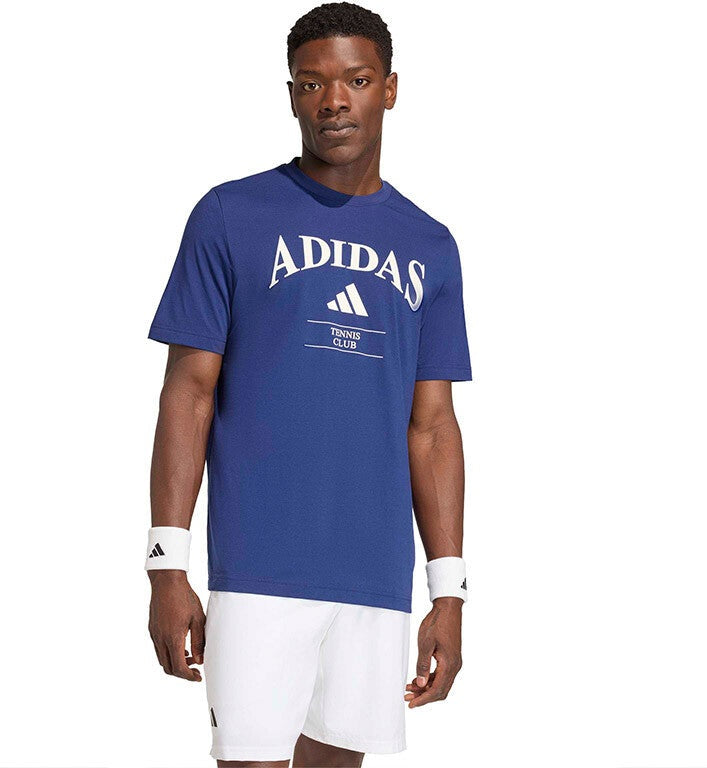 Adidas Heritage Tennis Graphic Tee Men’s - Dark Blue