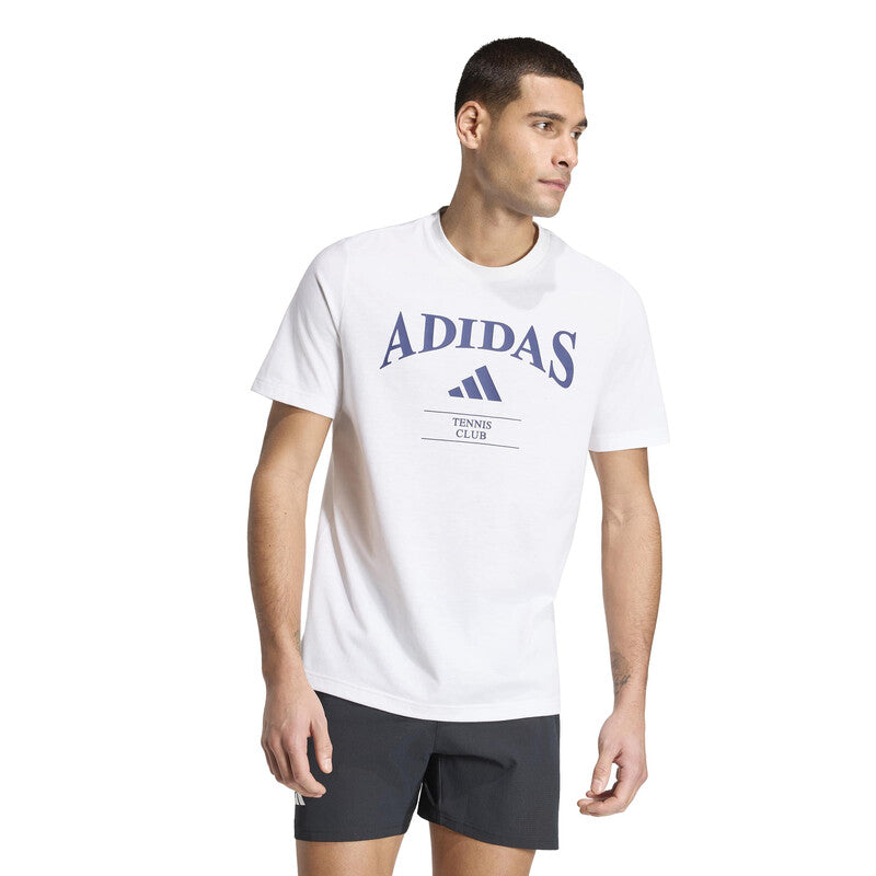 Adidas Heritage Tennis Graphic Tee - Wht / s