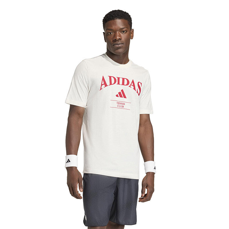 Adidas Heritage Tennis Graphic Tee - Wht / s