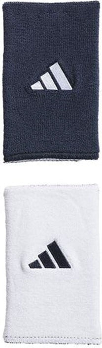 Adidas Interval Large Reversible 2.0 Wristbands - Collegiate Navy White