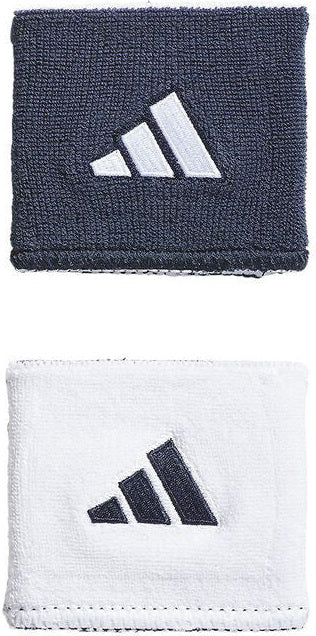 Adidas Interval Small Reversible 2.0 Wristbands - Navy White