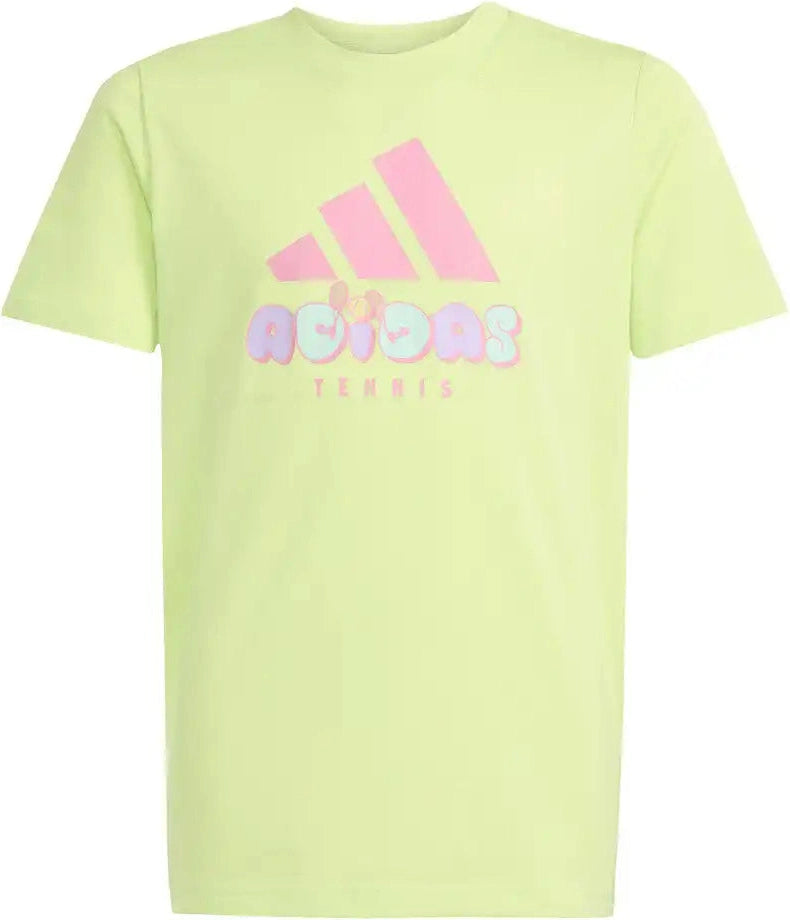 Adidas Kids’ Tennis Category Graphic Tee Pulse Lime