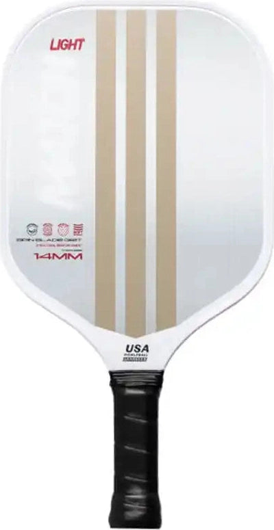 Adidas Match Light 2025 Pickleball Paddle - White Gold