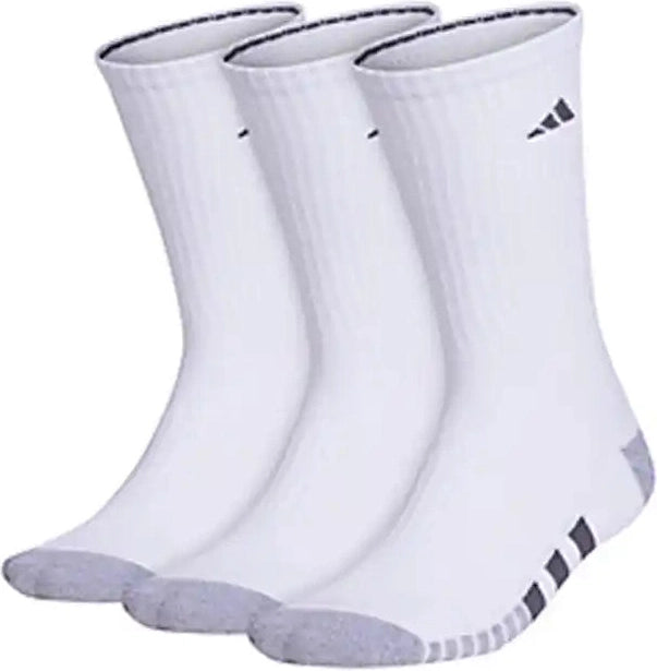Adidas Men’s Cushioned 3.0 Crew 3-pack Socks - Gray - Osfm