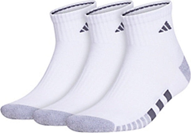 Adidas Men’s Cushioned 3.0 Quarter 3-pack - White