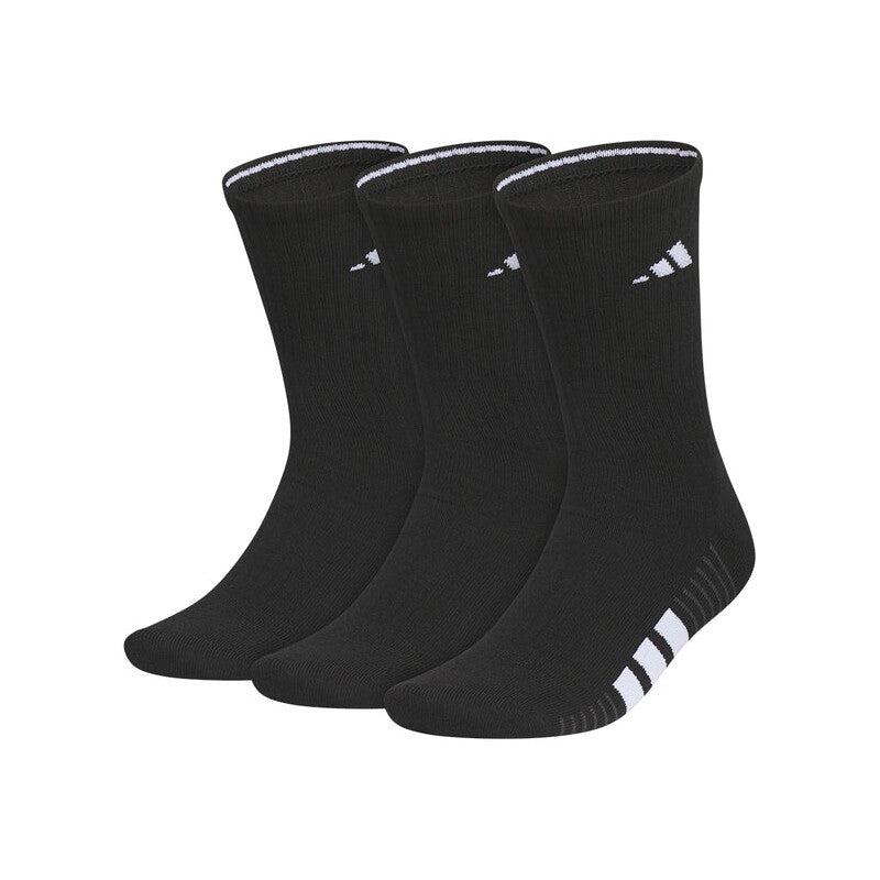 Adidas Men’s Cushioned 4.0 Crew Socks 3-pack (black)